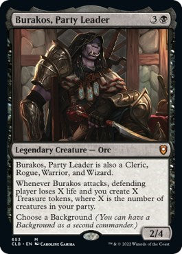 Burakos, Party Leader (Commander Legends: Battle for Baldur's Gate) Light Play Foil