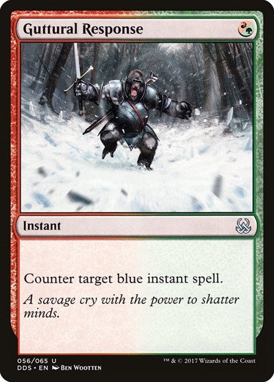 Guttural Response (Duel Decks: Mind vs Might) Near Mint