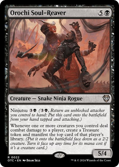 Orochi Soul-Reaver (Commander: Outlaws of Thunder Junction) Light Play