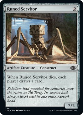 Runed Servitor (Jumpstart 2022) Light Play