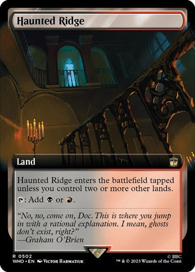 Haunted Ridge (Extended Art) (Universes Beyond: Doctor Who) Near Mint Foil