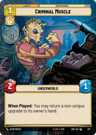 Criminal Muscle (Hyperspace) (Shadows of the Galaxy) Near Mint