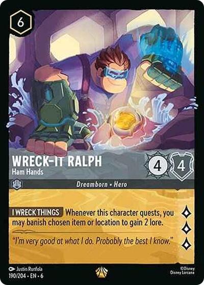 Wreck-It Ralph - Ham Hands (Azurite Sea) Near Mint