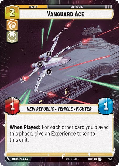 Vanguard Ace (Hyperspace) (Spark of Rebellion) Near Mint