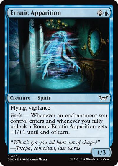 Erratic Apparition (Duskmourn: House of Horror) Medium Play