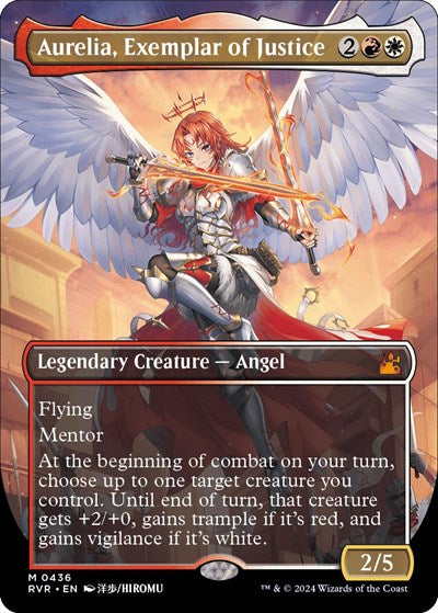 Aurelia, Exemplar of Justice (Anime Borderless) (Ravnica Remastered) Near Mint