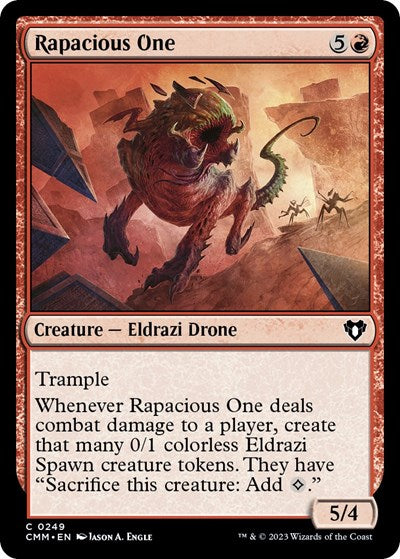 Rapacious One (Commander Masters) Light Play Foil
