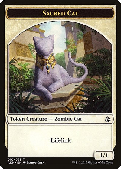 Sacred Cat Token (Amonkhet) Medium Play