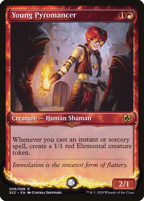 Young Pyromancer (Signature Spellbook: Chandra) Near Mint Foil