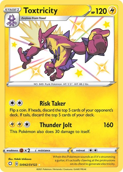 Toxtricity (Shining Fates: Shiny Vault) Near Mint Holofoil