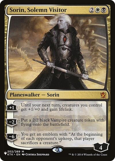 Sorin, Solemn Visitor (The List) Light Play