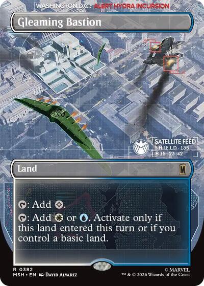 Gleaming Bastion (Borderless) (Marvel Super Heroes) Near Mint Foil
