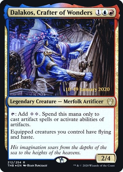 Dalakos, Crafter of Wonders (Promos: Prerelease Cards) Light Play Foil