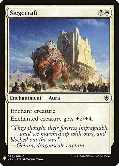 Siegecraft (Mystery Booster) Near Mint