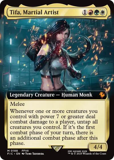 Tifa, Martial Artist (Extended Art) (Commander: FINAL FANTASY) Light Play Foil
