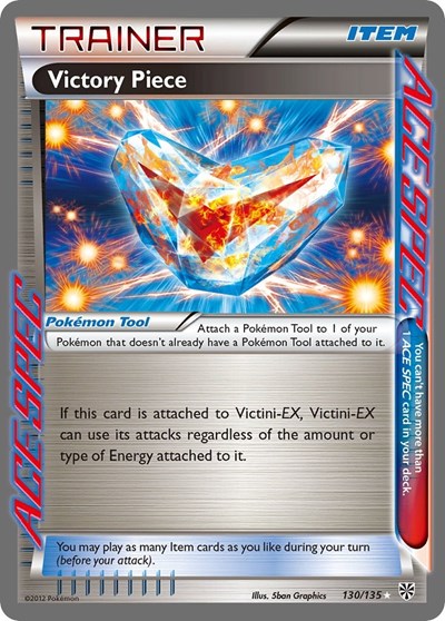 Victory Piece (Plasma Storm) Light Play Holofoil