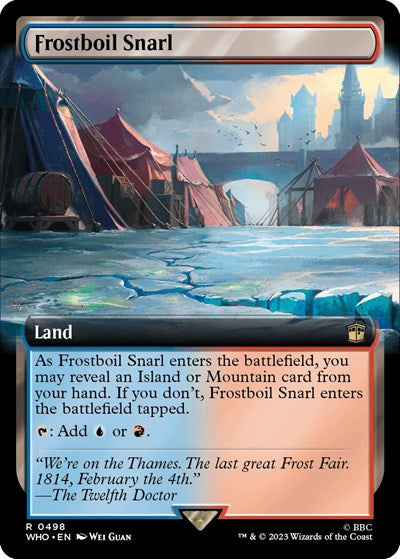 Frostboil Snarl (Extended Art) (Universes Beyond: Doctor Who) Near Mint