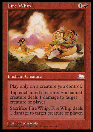 Fire Whip (Weatherlight) Near Mint