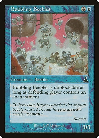 Bubbling Beebles (Urza's Destiny) Light Play