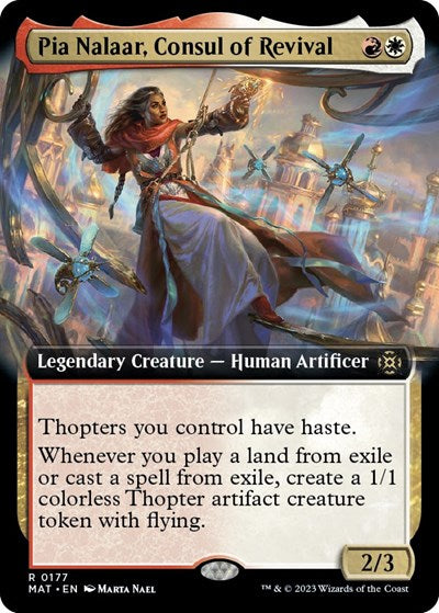 Pia Nalaar, Consul of Revival (Extended Art) (March of the Machine: The Aftermath) Near Mint