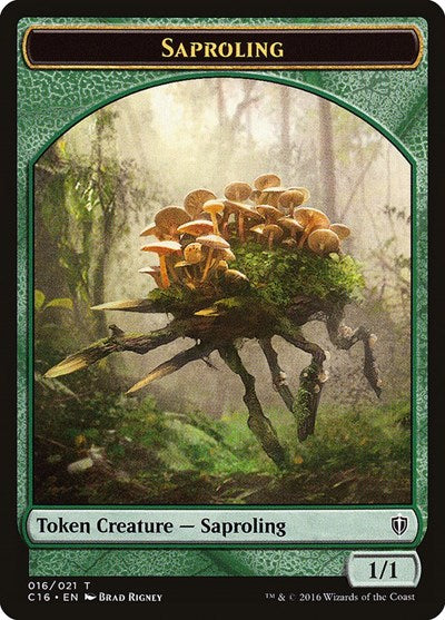 Saproling   Spirit  White  Double sided Token|1|0|0.00