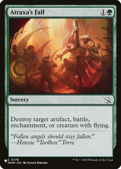 Atraxa's Fall (The List) Light Play