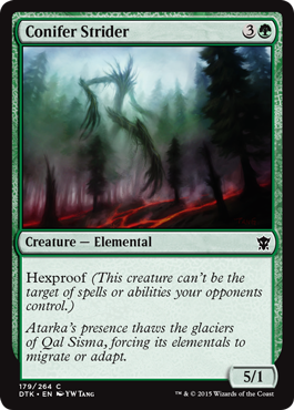 Conifer Strider (Dragons of Tarkir) Light Play Foil