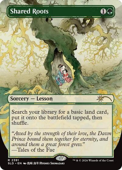 Shared Roots (Secret Lair) Near Mint Foil