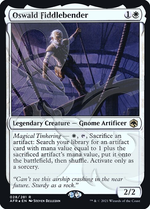 Oswald Fiddlebender (AFR Ampersand Promos) Light Play Foil