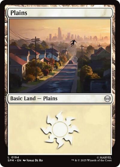 Plains (0194) (Marvel's Spider-Man) Light Play Foil
