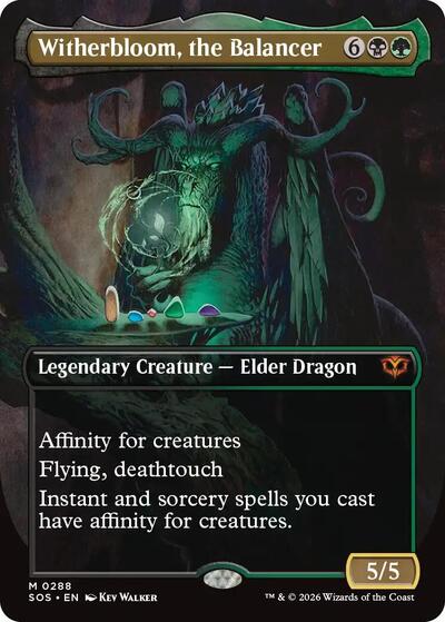 Witherbloom, the Balancer (Borderless) (Secrets of Strixhaven) Near Mint Foil