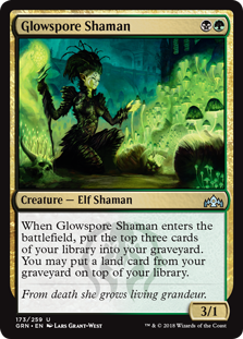 Glowspore Shaman (Guilds of Ravnica) Light Play