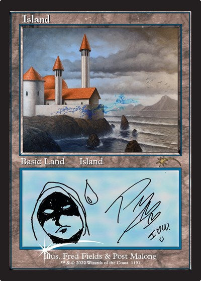 Island (Post Malone) (Secret Lair) Near Mint Foil