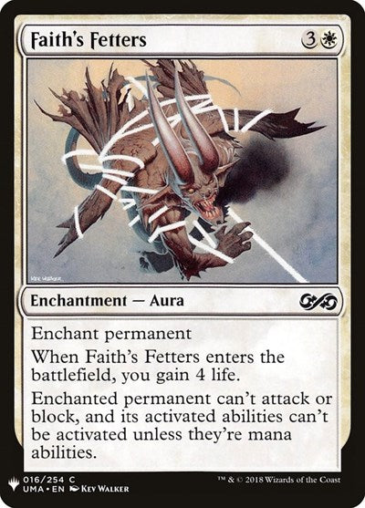 Faith's Fetters (Mystery Booster) Light Play