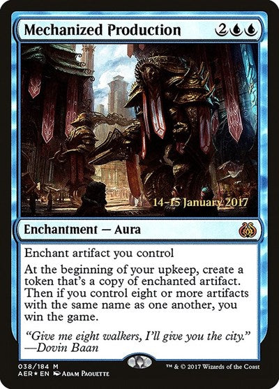 Mechanized Production (Promos: Prerelease Cards) Near Mint Foil
