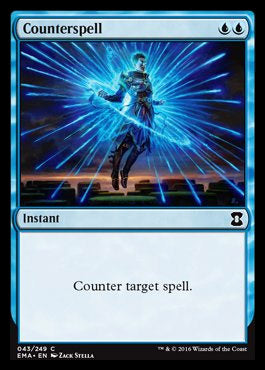 Counterspell (Eternal Masters) Heavy Play Foil