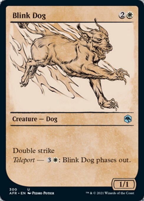 Blink Dog (Showcase) (Adventures in the Forgotten Realms) Light Play Foil