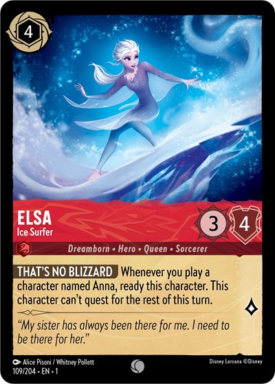 Elsa - Ice Surfer (The First Chapter) Near Mint