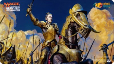 Magic Grand Prix 2018 Playmat: Indianapolis (Version 3) Legion Lieutenant (Magic Promotional Playmats) New