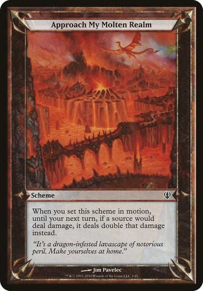 Approach My Molten Realm (Archenemy) (Oversize Cards) Near Mint