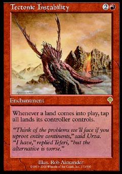 Tectonic Instability (Invasion) Near Mint