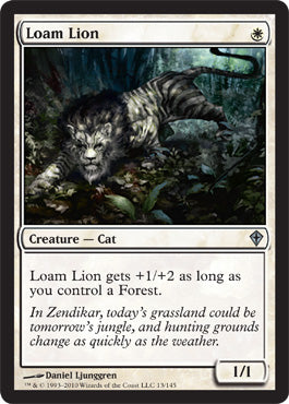 Loam Lion (Worldwake) Light Play