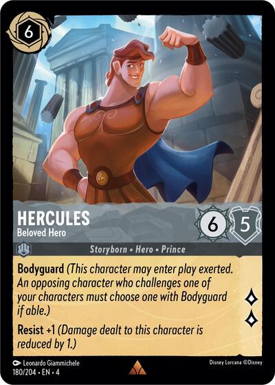 Hercules - Beloved Hero (Ursula's Return) Near Mint Cold Foil