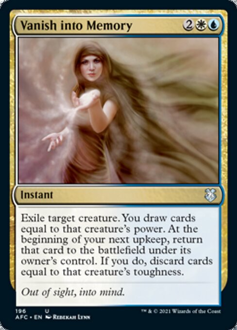 Vanish into Memory (Commander 2021 Forgotten Realms) Near Mint