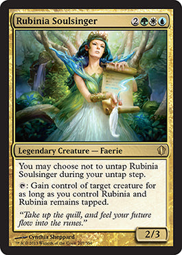 Rubinia Soulsinger (Commander 2013 Edition) Medium Play