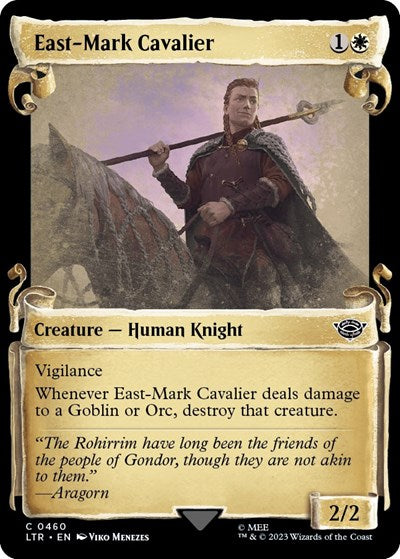 East-Mark Cavalier (Showcase Scrolls) (Universes Beyond: The Lord of the Rings: Tales of Middle-earth) Near Mint
