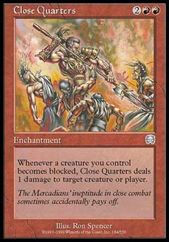 Close Quarters (Mercadian Masques) Medium Play