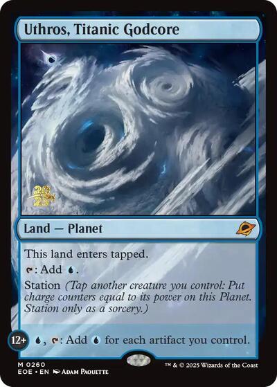 Uthros, Titanic Godcore (Promos: Prerelease Cards) Light Play Foil