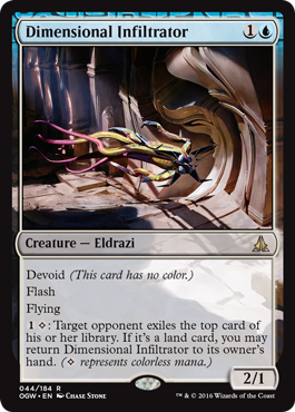 Dimensional Infiltrator (Oath of the Gatewatch) Light Play Foil