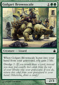 Golgari Brownscale (Ravnica) Near Mint Foil
